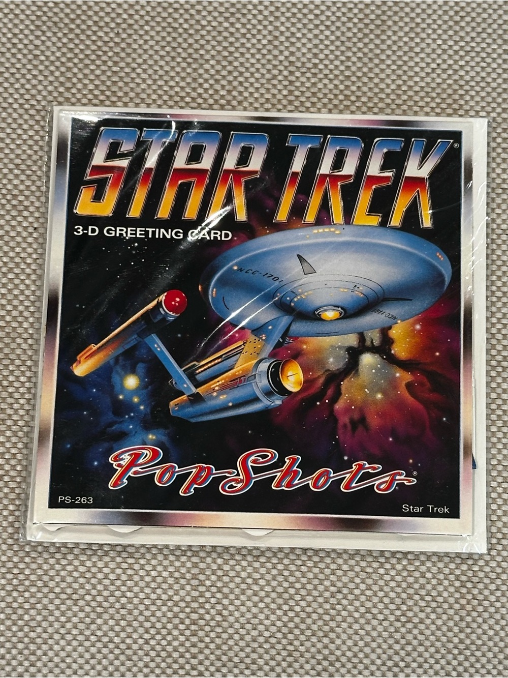 STAR TREK Vintage Pop Shot "Star Trek" Greeting Card Series #263 NEW pristine!